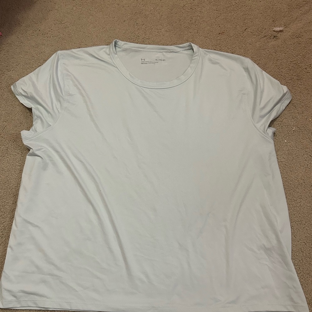 Under Armour Women's Soft Blue Short Sleeve Tee
